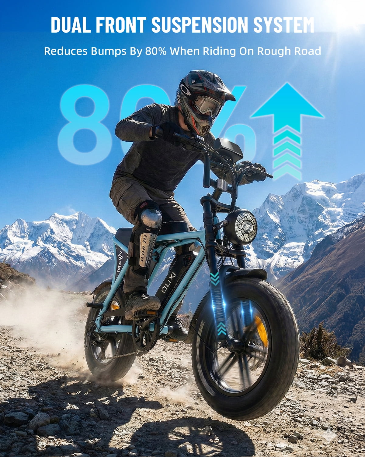 VTOKW Electric Bike for Adults, 500W Electric Bicycles with 36V 10.4Ah Battery, 16 Fat Tire Ebike, 20MPH E-Bike, E Bike for Adults UL2849
