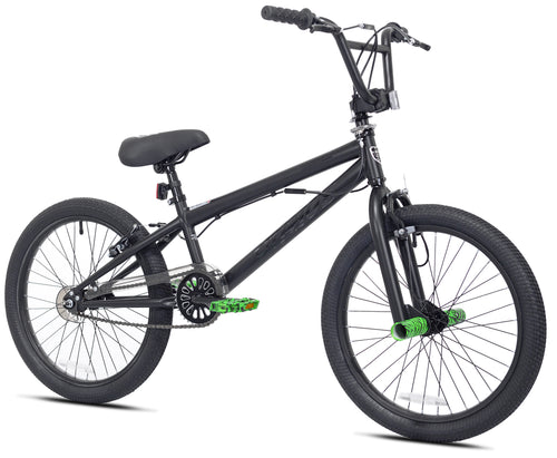 20 Kent Chaos BMX Bicycle, Fits Rider 4'2 - 5', 0, Hydro Dip Matte Black, Child, Unisex