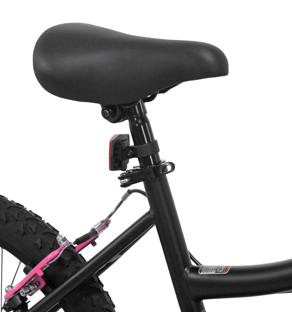 20 Kent Kobra Mountain Bicycle, Fits Rider 4'2 - 5', Black/Pink, Child, Unisex