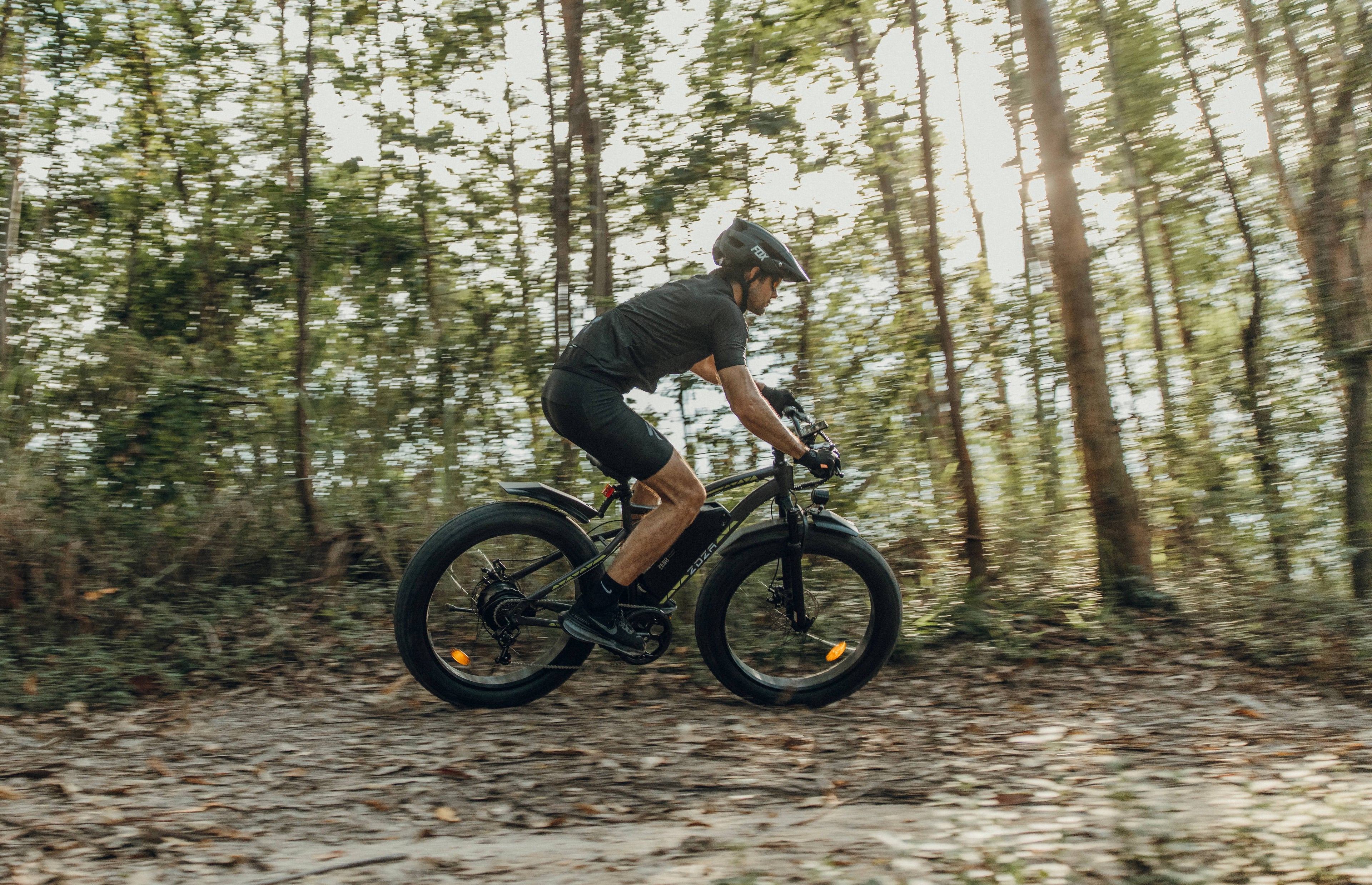 ZDZA Electric Bike for Adults, Peak 1500W Motor E-Mountain Bicycle, 26 Fat Tire 28mph Ebike, 48V 15Ah Removable, Dual Suspension with Shelf UL2849, Black
